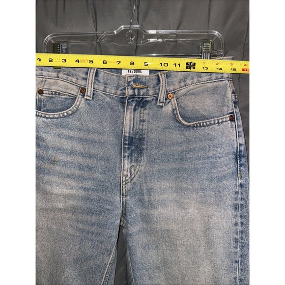 RE/DONE Flare Jeans Womens Size 27 Tinted Blush 147-3W7FPT 100% Cotton - Picture 7 of 11